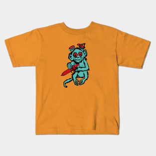 Steampunk Monkey Kids T-Shirt